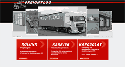 Desktop Screenshot of freightlog.hu