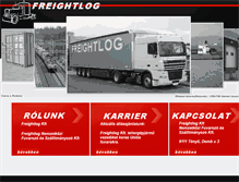 Tablet Screenshot of freightlog.hu